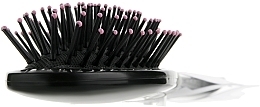 Hair Brush, CR-4006, black-pink - Christian — photo N2