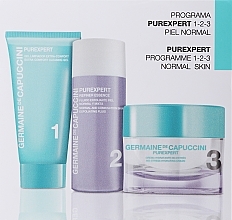 Fragrances, Perfumes, Cosmetics Set - Germaine de Capuccini Purexpert Normal Skin 1-2-3 (cr/50ml + gel/30ml + fluid/50ml)