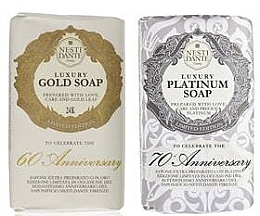 Set - Nesti Dante Gold & Platinum Gift Set (soap/2x250g) — photo N1