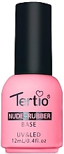 Fragrances, Perfumes, Cosmetics Rubber Base Coat - Tertio Nude Rubber Base