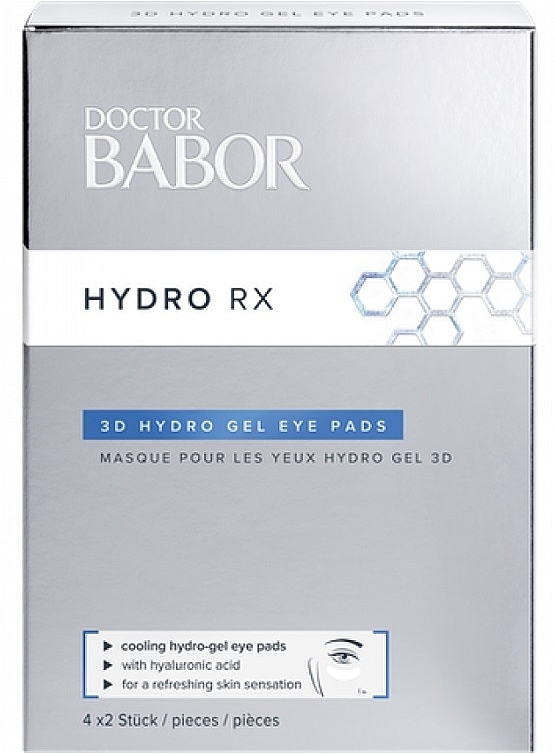 3D Hydrogel Eye Patches - Babor Doctor Babor Hydro RX 3D Hydro Gel Eye Pads — photo N1