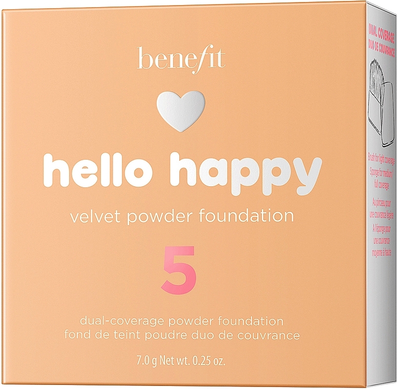 Powder Foundation - Benefit Hello Happy Velvet Powder Foundation — photo N7