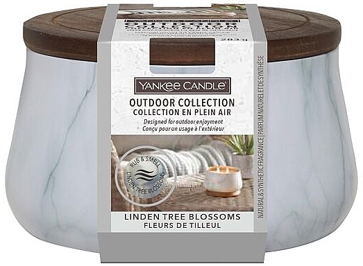 Scented Candle - Yankee Candle Outdoor Collection Linden Tree Blossoms — photo N3