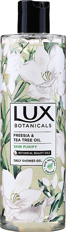 Shower Gel - Lux Botanicals Freesia & Tea Tree Oil Daily Shower Gel — photo N1