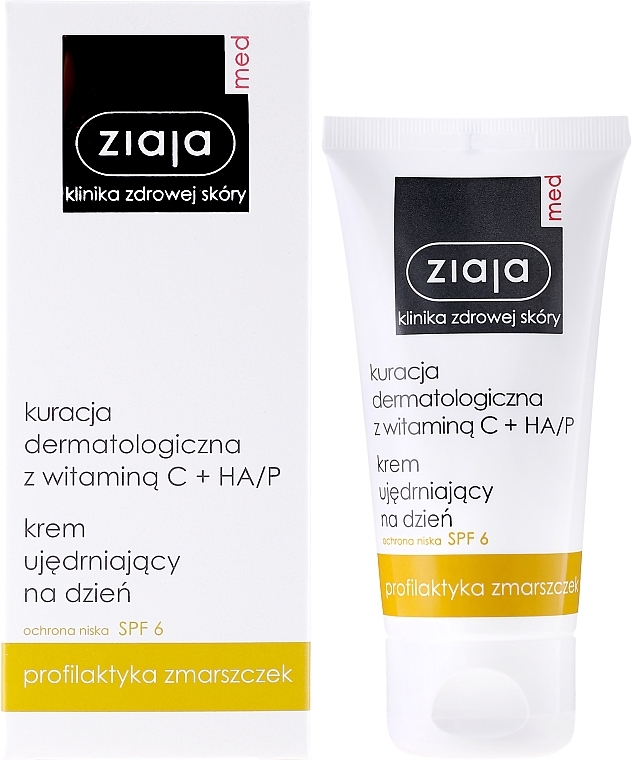 Strengthening Vitamin C Day Cream - Ziaja Med Dermatological Treatment With Vitamin C SPF6 Day Cream — photo N3