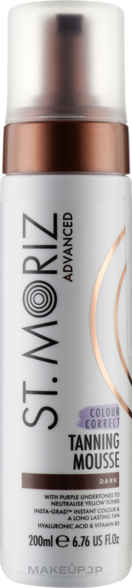 Self-tanning Correction Mousse, Dark - St. Moriz Advanced Colour Correcting Tanning Mousse Dark — photo 200 ml