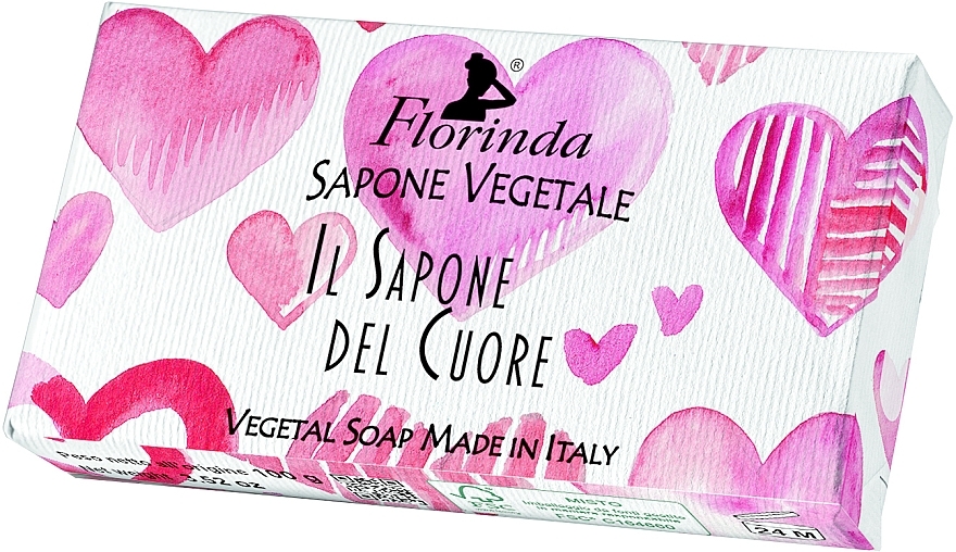 Natural Soap, red heart - Florinda Vegetal Soap — photo N1