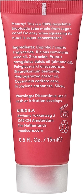 クリーミー制汗デオドラント - Nuud Natural Deo Cream Starter Pack Red	 — photo N3