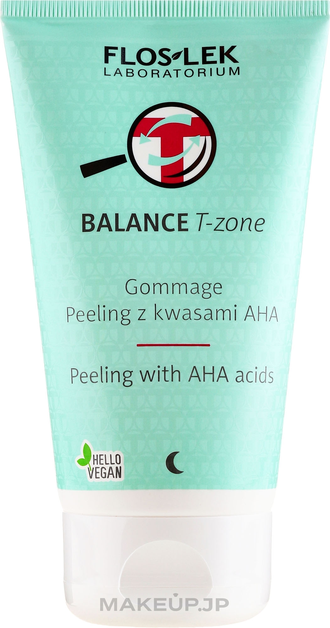 Gommage Peeling with AHA Acids - Floslek Balance T-Zone Gommage Peeling With AHA Acids — photo 125 ml