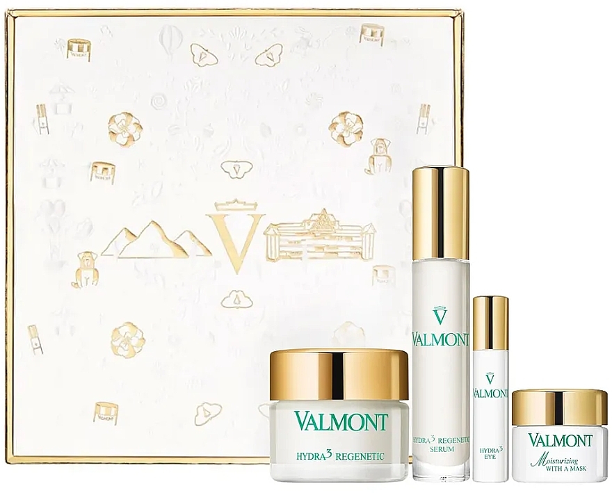 Set, 4 products - Valmont Hydration Hydra 3 Set — photo N1