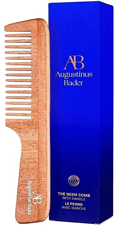 Neem Wood Comb with Handle - Augustinus Bader The Neem Comb With Handle — photo N1