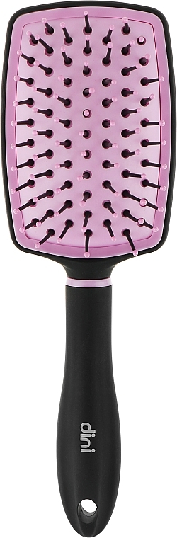 Massage Hair Brush, rectangular d-383 - Dini — photo N1