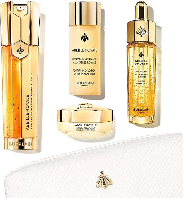 Set - Guerlain Abeille Royale (ser/50ml + lot/40ml + oil/15ml + dcr/15ml + bag) — photo N1