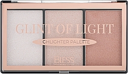 Fragrances, Perfumes, Cosmetics Highlighter Palette - Bless Beauty Glint Of Light Highlighter Palette