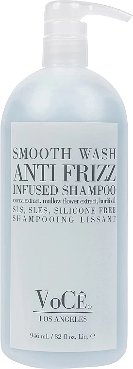 Smoothing Shampoo with Dispenser - VoCê Haircare Smooth Wash Anti Frizz Infused Shampoo — photo N1