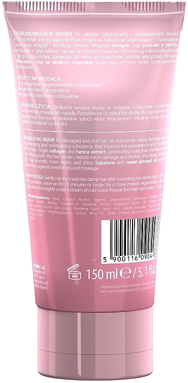 Hair Mask - L'biotica Biovax Glamour Recontructing Therapy — photo N2