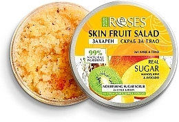 Fragrances, Perfumes, Cosmetics Mango, Avocado & Kiwi Face & Body Scrub - Nature of Agiva Roses Body Fruit Salad Nourishing Sugar Scrub