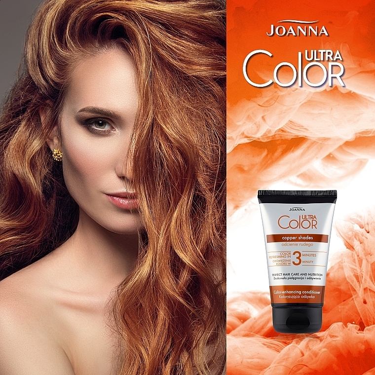 Tinted Hair Conditioner - Joanna Ultra Color System Copper Shades — photo N3