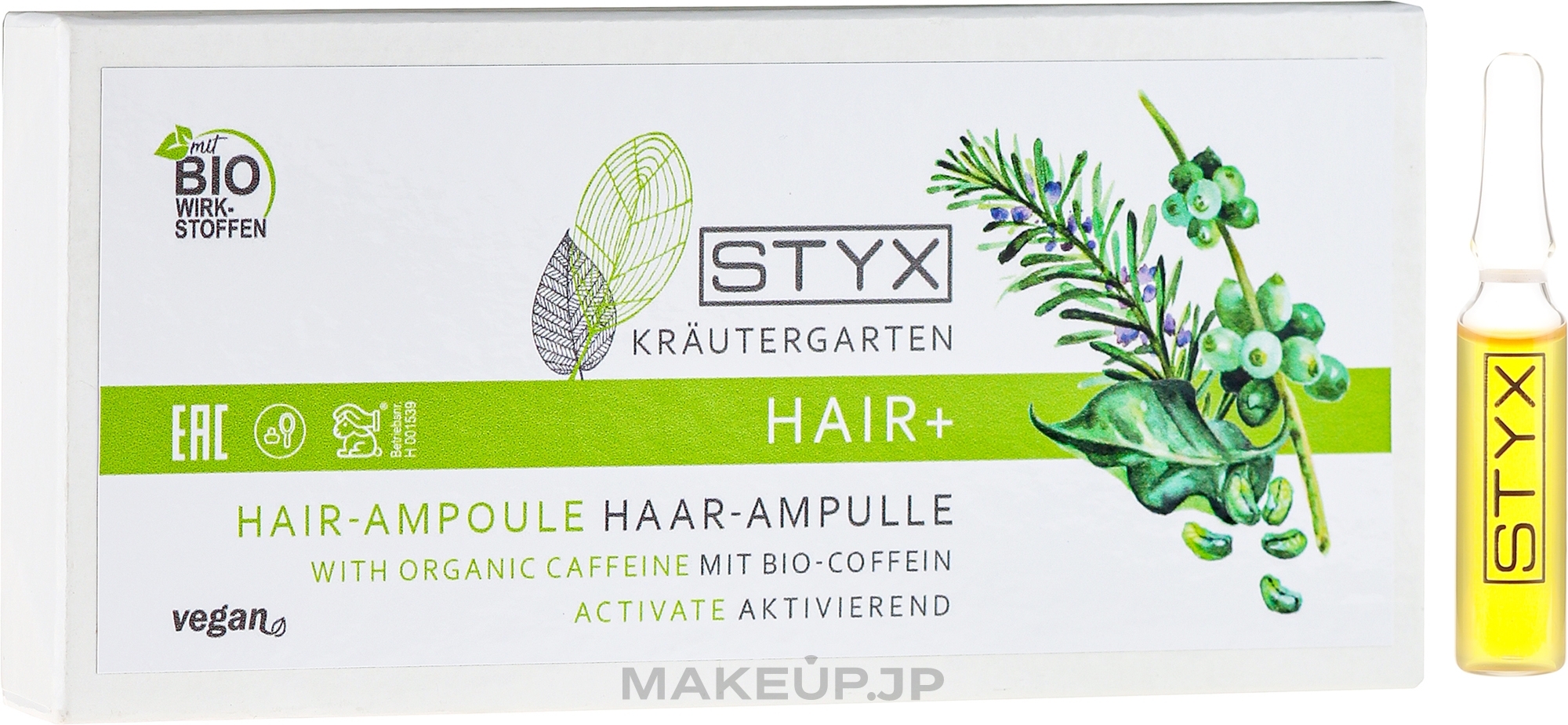 Bio-Caffeine Hair Ampoules - Styx Naturcosmetic Haar Balsam mit Melisse — photo 10 x 2 ml