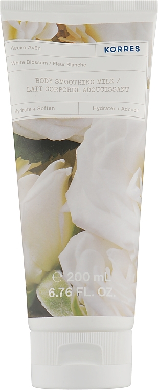 White Blossom Body Milk - Korres White Blossom Body Smoothing Milk — photo N1