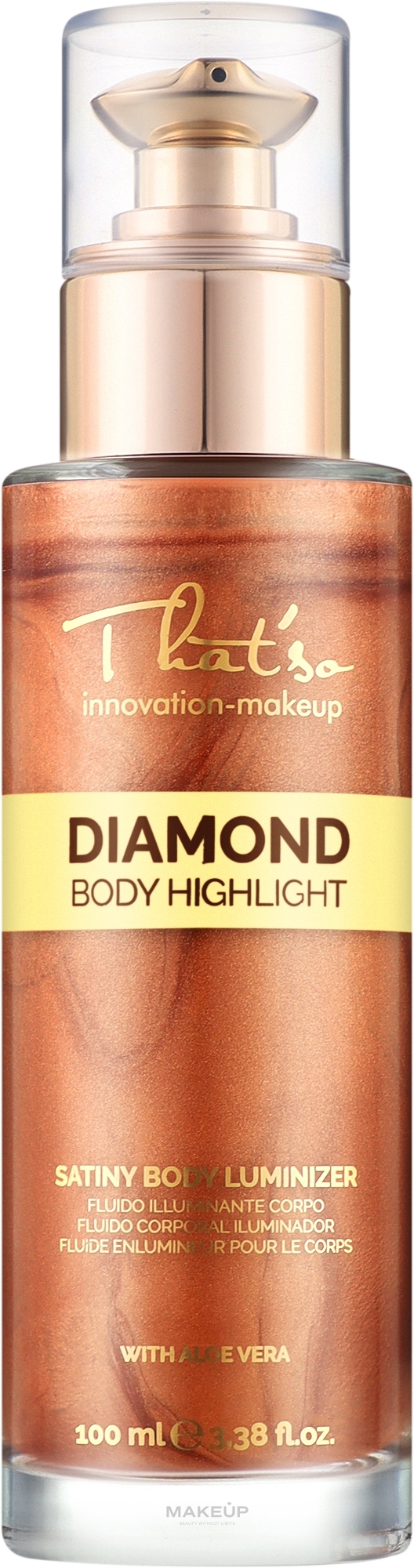 Shimmering Body Fluid - That's So Glowy Diamond — photo 100 ml