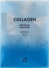 Fragrances, Perfumes, Cosmetics Collagen Night Face Mask - J:ON Collagen Universal Solution Sleeping Pack (mini size)