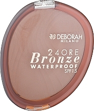 Fragrances, Perfumes, Cosmetics Bronzer - Deborah Milano 24Ore Bronzer Waterproof SPF15 (04 -Dark Beige)
