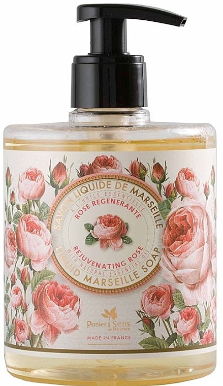 Liquid Soap "Rose" - Panier des Sens Rose Liquid Marseille Soap — photo N1