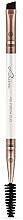 Brow Brush, 430 Elegance - Luvia Cosmetics Brow Duo — photo N1