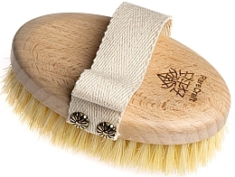 Dry Massage Wooden Brush with Natural Bristles - RareCraft — photo N2