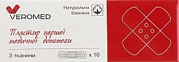 Fragrances, Perfumes, Cosmetics First Aid Adhesive Patch, 19x72mm, fabric - Veromed