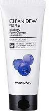 Fragrances, Perfumes, Cosmetics Blueberry Cleansing Foam - Tony Moly Clean Dew Foam Cleanser Blueberry