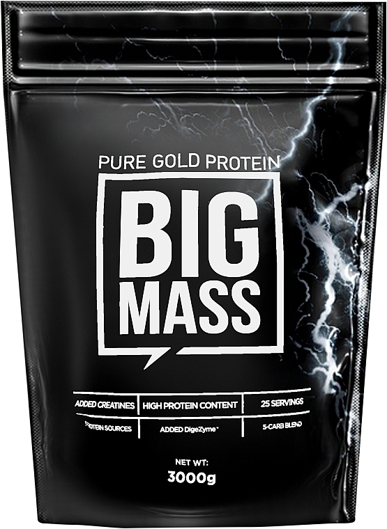 Vanilla Flavoured Gainer - PureGold Big Mass Gainer Vanilla — photo N1