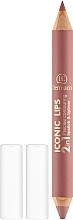 Fragrances, Perfumes, Cosmetics Lipstick & Contour Pencil 2 in 1 - Dermacol Iconic Lips