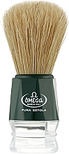 Shaving Brush, 10018, green - Omega — photo N1