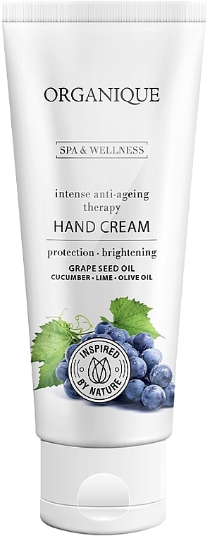 Anti-Aging Intensive Hand Cream - Organique Spa Therapies Grape Hand Cream — photo N1