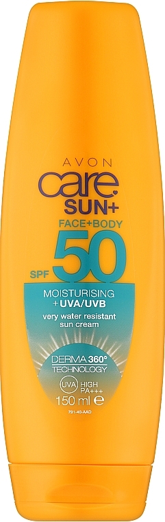 Water-Resistant Moisturizing Sun Protective Balm for Face & Body SPF 50 - Avon Care Sun+  — photo N3