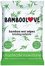 Fragrances, Perfumes, Cosmetics Bamboo Wet Wipes, 10 pcs. - Bamboolove Pocket Wipes