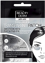 Fragrances, Perfumes, Cosmetics Transparent Collagen Eye Patch - Beauty Derm Collagen Transparent Patch