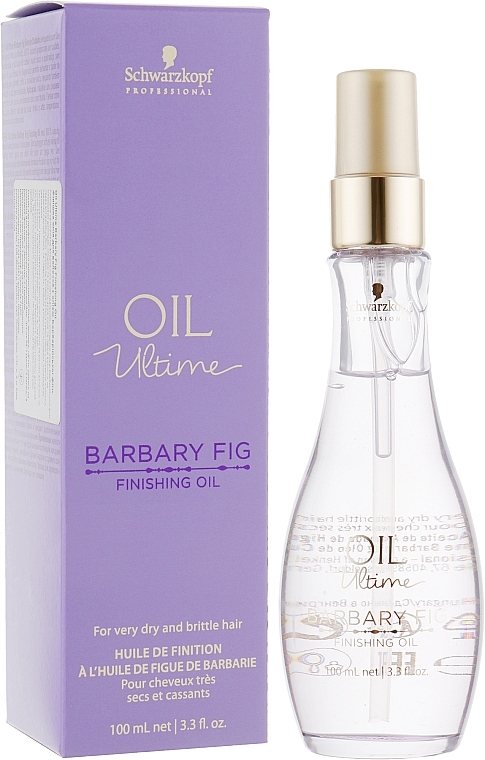 Barbary Fig Oil for Damaged Hair - Schwarzkopf Professional Oil Ultime Barbary Finishing Oil — photo N2