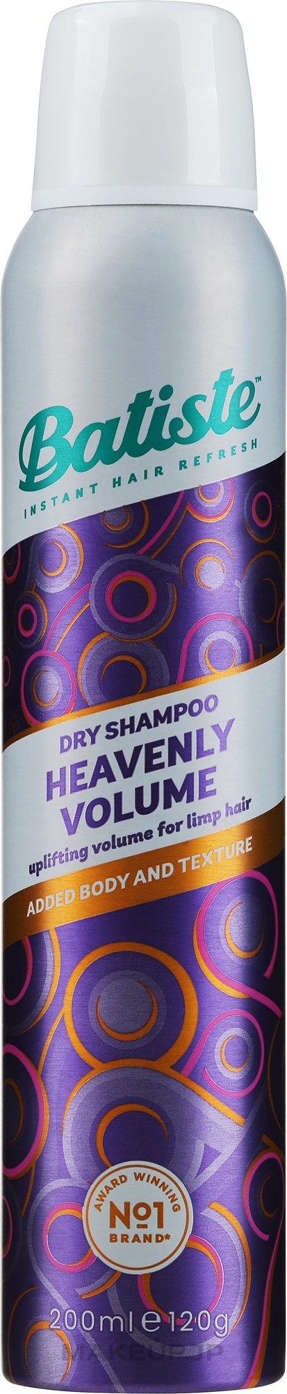 Dry Shampoo - Batiste Dry Shampoo Heavenly Volume  — photo 200 ml