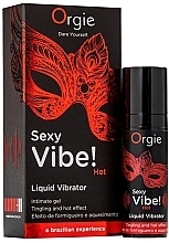 Stimulating Gel with Warming Effect - Orgie Sexy Vibe! Hot Liquid Vibrator Intimate Gel — photo N2