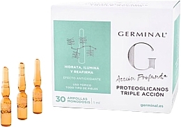 Triple Action Face Ampoules with Proteglycans - Germinal Proteoglicanos Triple Action Ampoules — photo N1