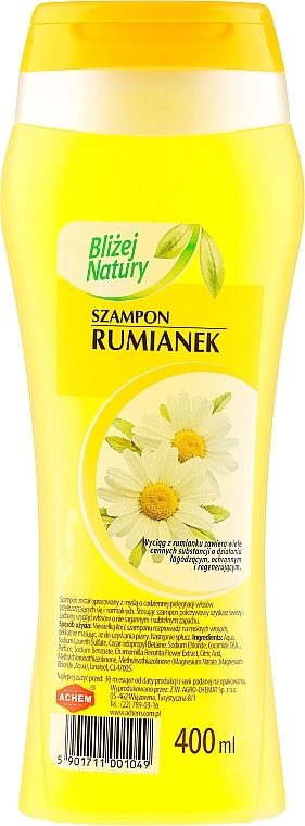 Hair Shampoo "Chamomile" - Achem Popular Camomile Shampoo — photo N2