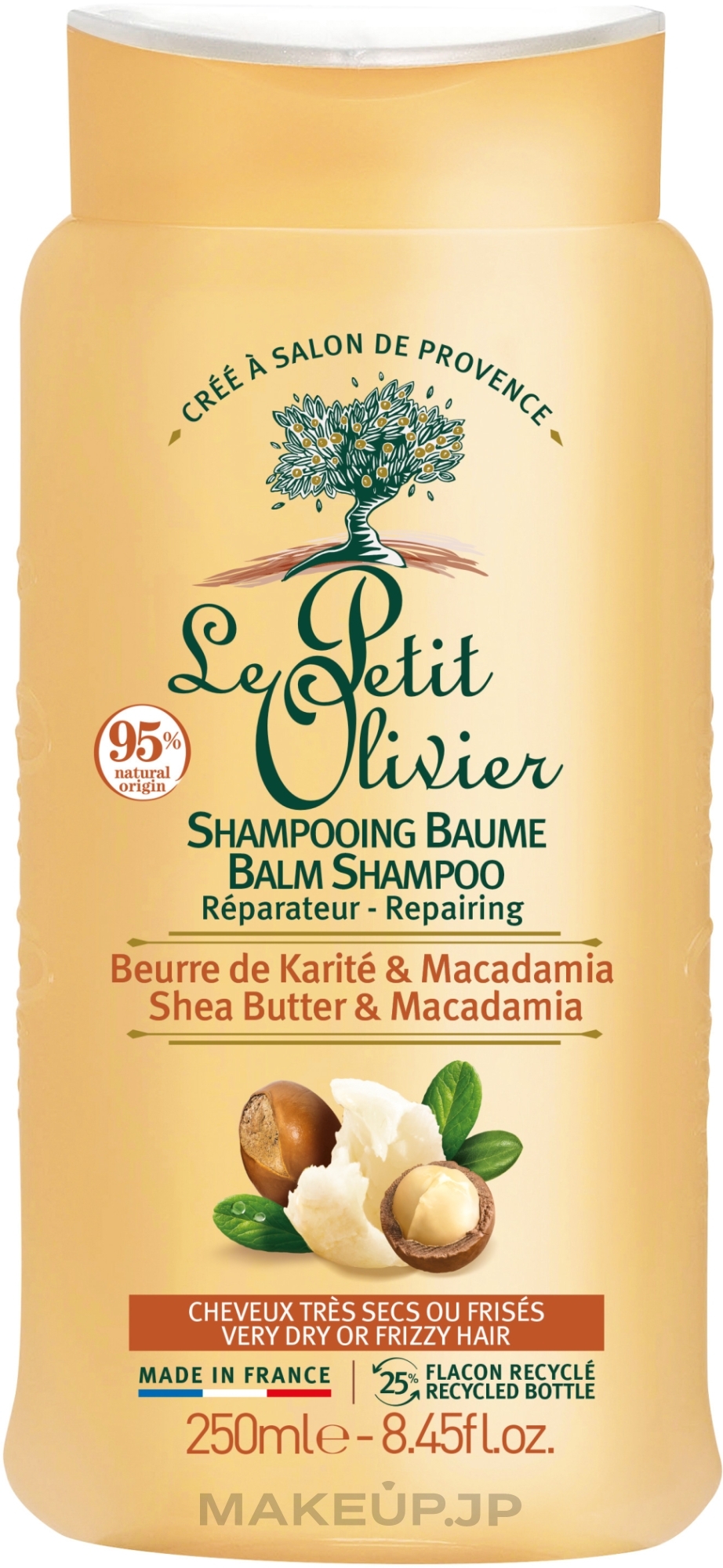 Shampoo - Le Petit Olivier Balm Shampoo Repairing Shea Butter Macadamia — photo 250 ml