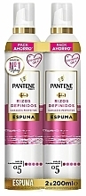 Fragrances, Perfumes, Cosmetics Set - Pantene Pro-V Mousse Defined Curls (h/foam/2x200ml)