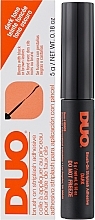 Black Eyelash Adhesive - Duo Brush-On Striplash Adhesive Dark — photo N2