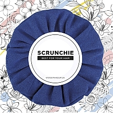 Fragrances, Perfumes, Cosmetics Suede Classic Scrunchie, electro-blue - MAKEUP Hair Accessories