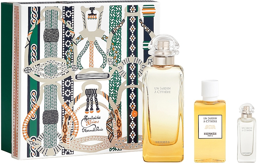 Hermes Un Jardin A Cythre - Set (edt/100ml + edt/7.5ml + sh/gel/40ml) — photo N1