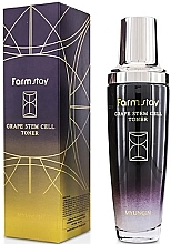 Fragrances, Perfumes, Cosmetics Grape Phyto-Stem Cell Face Toner - FarmStay Grape Stem Cell Toner (mini size)